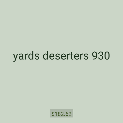 yards deserters 930