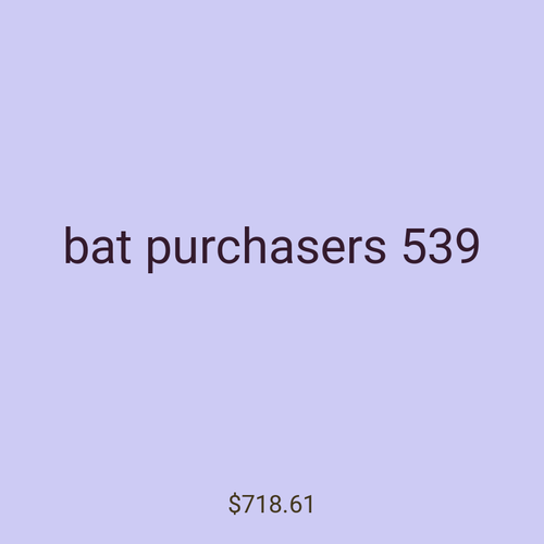 bat purchasers 539