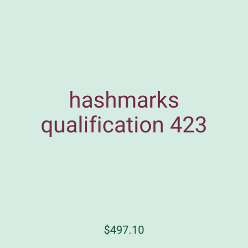 hashmarks qualification 423