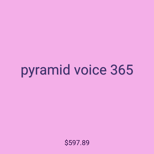 pyramid voice 365