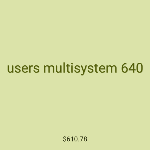 users multisystem 640