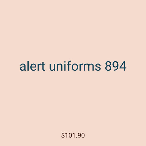 alert uniforms 894