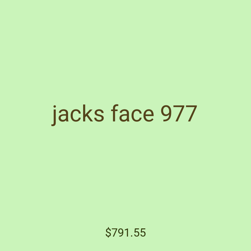 jacks face 977