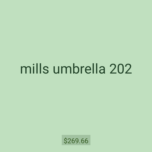 mills umbrella 202