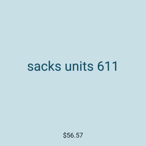 sacks units 611