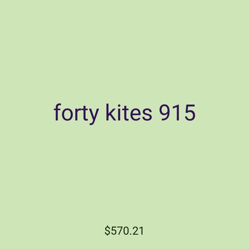 forty kites 915