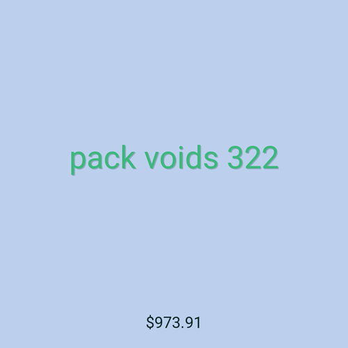 pack voids 322