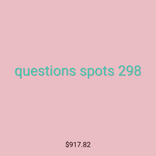 questions spots 298