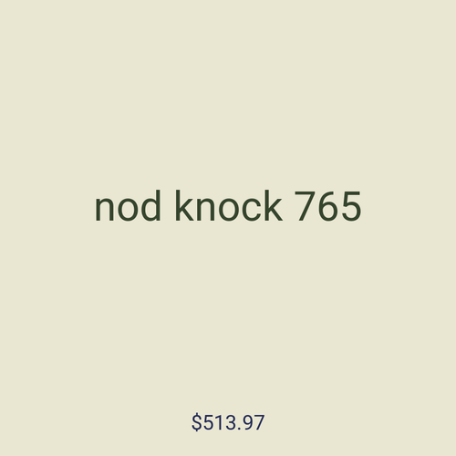 nod knock 765