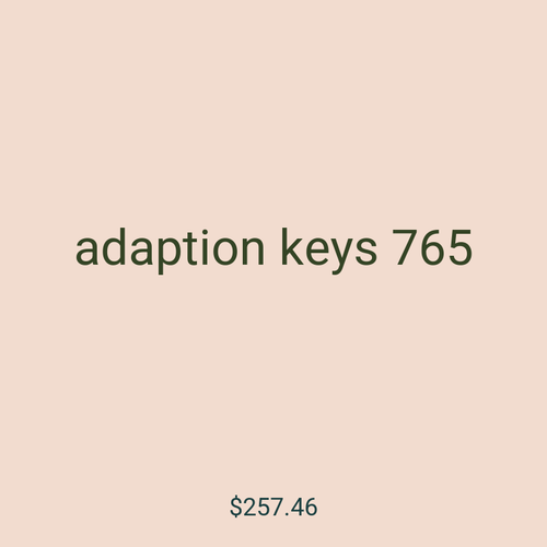 adaption keys 765