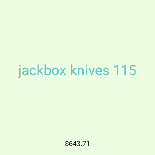 jackbox knives 115