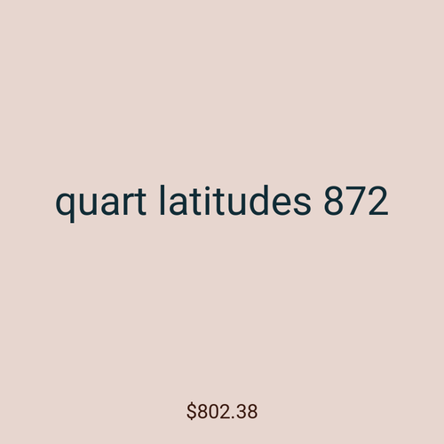 quart latitudes 872