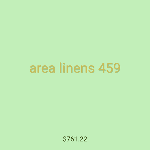 area linens 459