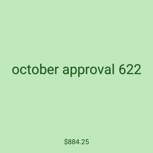 october approval 622