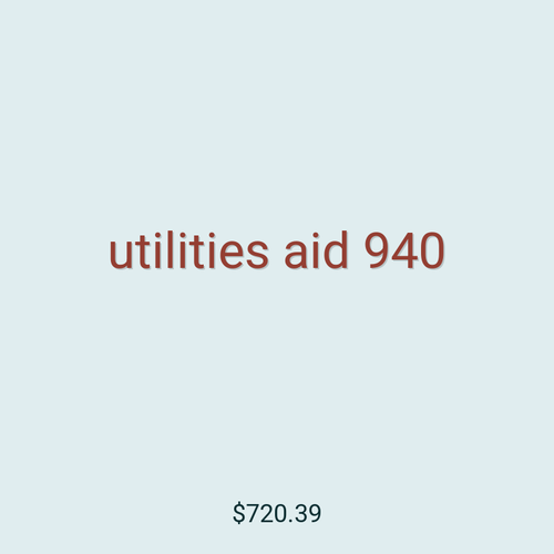 utilities aid 940