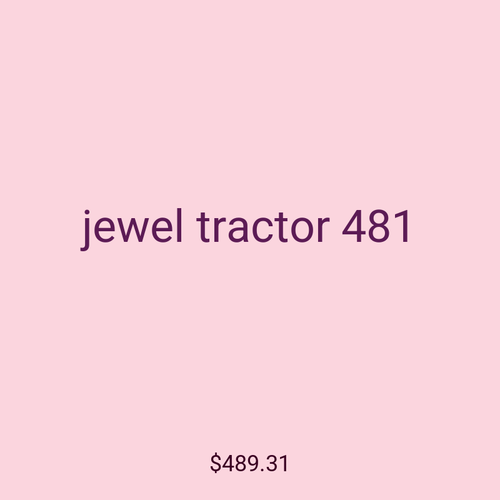 jewel tractor 481