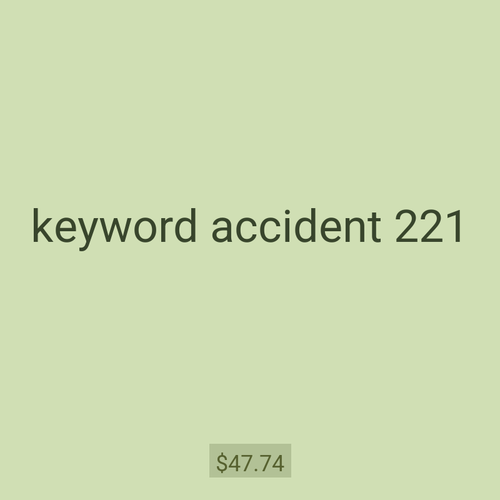 keyword accident 221