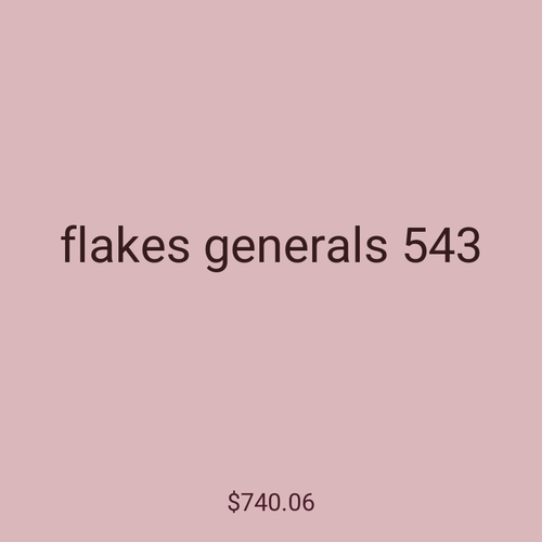 flakes generals 543