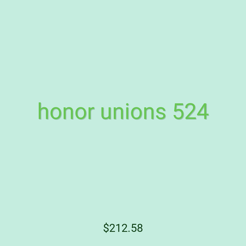 honor unions 524