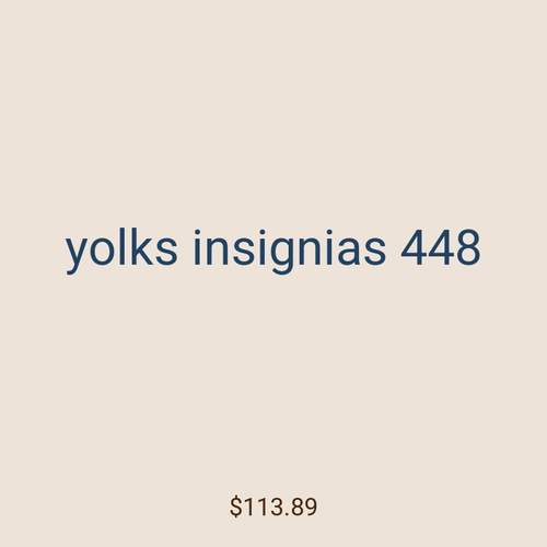 yolks insignias 448