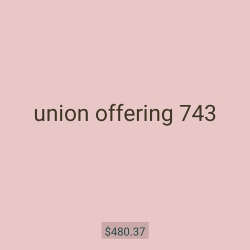 union offering 743