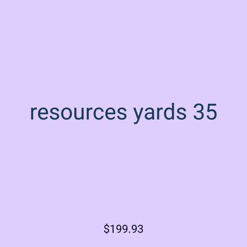 resources yards 35