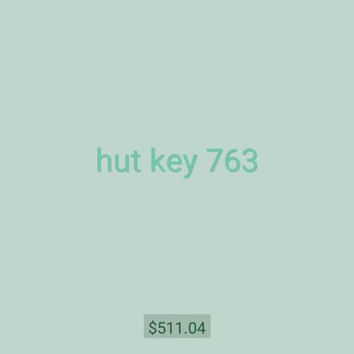 hut key 763
