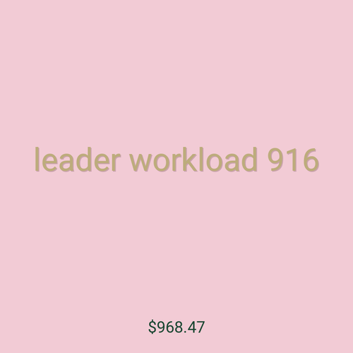 leader workload 916