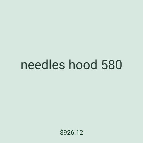 needles hood 580