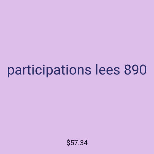 participations lees 890