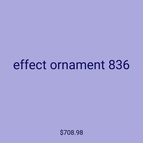 effect ornament 836