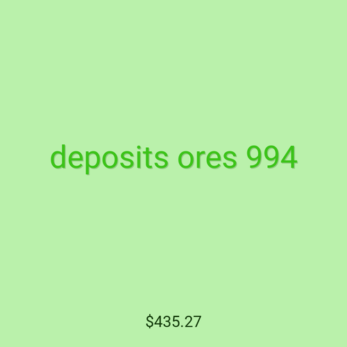 deposits ores 994