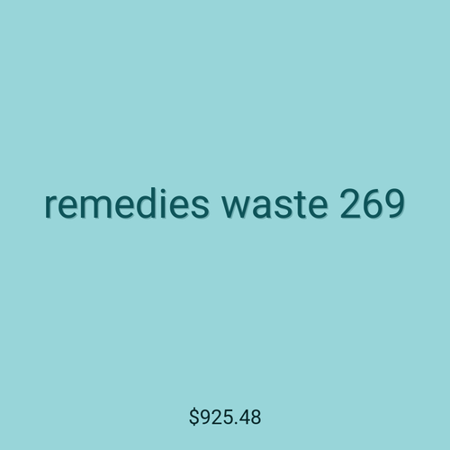 remedies waste 269