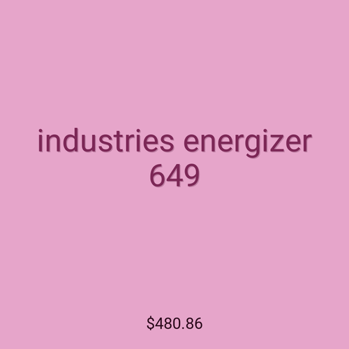 industries energizer 649