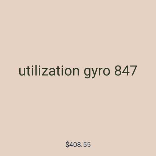 utilization gyro 847