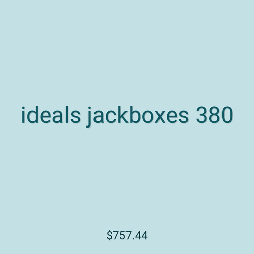 ideals jackboxes 380