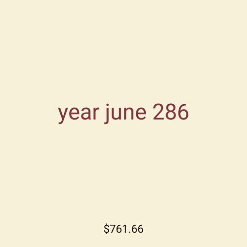 year june 286