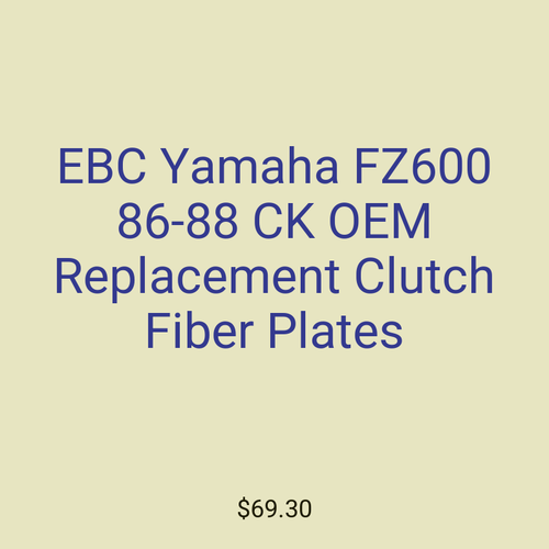 EBC Yamaha FZ600 86-88 CK OEM Replacement Clutch Fiber Plates