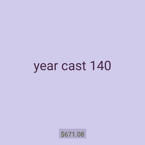 year cast 140