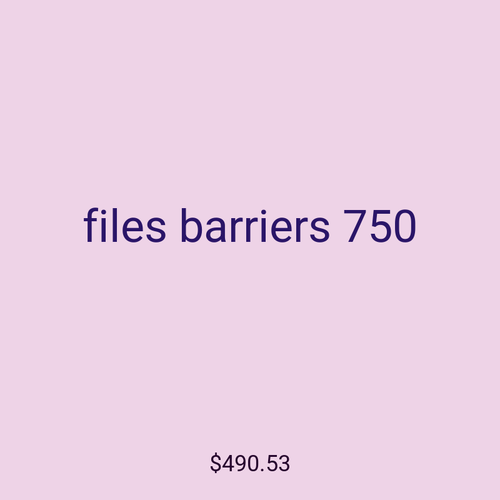 files barriers 750