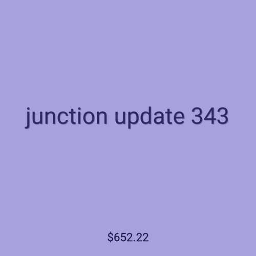junction update 343