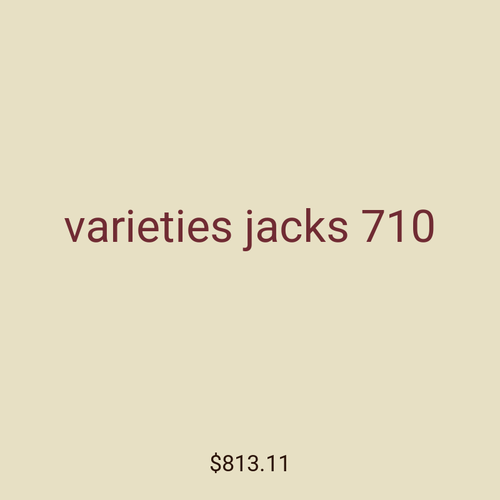 varieties jacks 710
