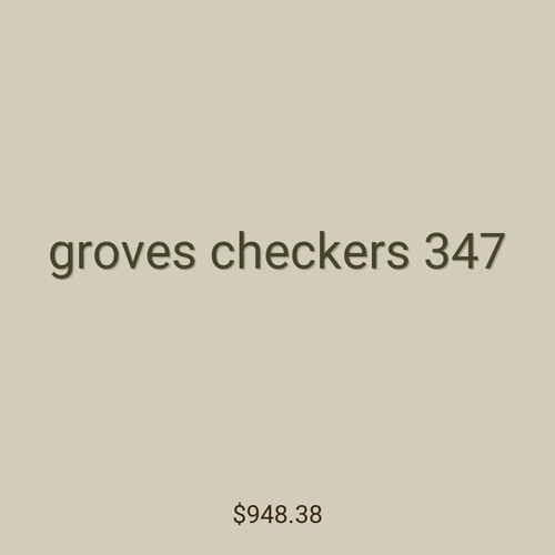 groves checkers 347
