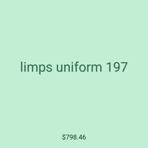 limps uniform 197