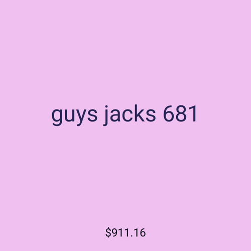 guys jacks 681
