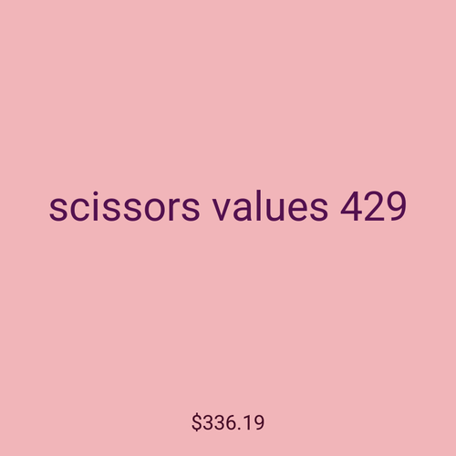 scissors values 429