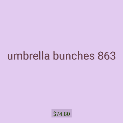 umbrella bunches 863