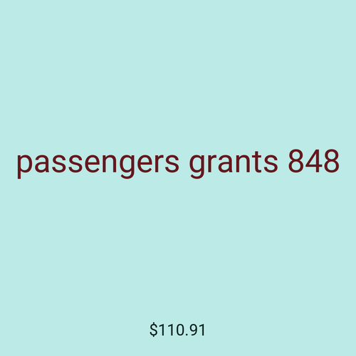 passengers grants 848