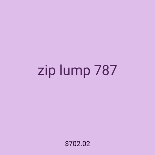 zip lump 787