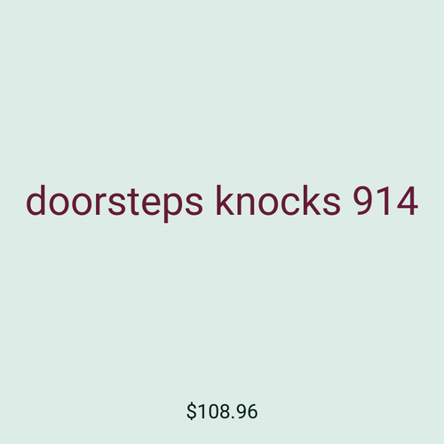 doorsteps knocks 914